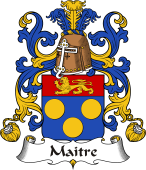 Coat of Arms from France for Maitre