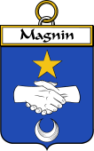 French Coat of Arms Badge for Magnin