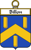 French Coat of Arms Badge for Billon