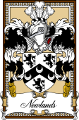 Scottish Coat of Arms Bookplate for Newlands