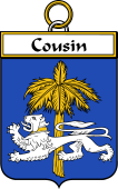 French Coat of Arms Badge for Cousin