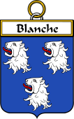 French Coat of Arms Badge for Blanche