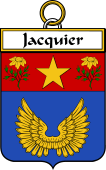 French Coat of Arms Badge for Jacquier
