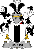 Irish Coat of Arms for Erskine