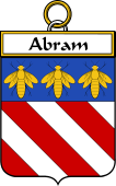 French Coat of Arms Badge for Abram