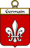 French Coat of Arms Badge for Germain