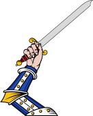 AIA Embowed Holding a Couteau-Sword