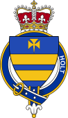 British Garter Coat of Arms for Holt (England)