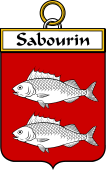 French Coat of Arms Badge for Sabourin