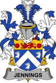 Irish Coat of Arms for Jennings or Jennyns