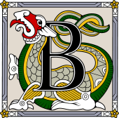 Heraldic Alphabet B