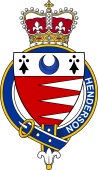 British Garter Coat of Arms for Henderson (Scotland)