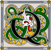 Heraldic Alphabet Q