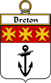 French Coat of Arms Badge for Breton