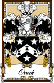 Scottish Coat of Arms Bookplate for Orrock