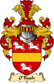 Irish Family Coat of Arms (v.23) for O'Rush or Rushe