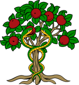 Apple Tree Serpents Entwined