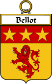 French Coat of Arms Badge for Bellot