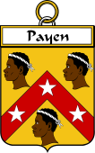 French Coat of Arms Badge for Payen