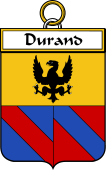 French Coat of Arms Badge for Durand