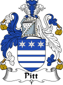 Irish Coat of Arms for Pitt