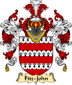 Irish Family Coat of Arms (v.25a) Fitz-John