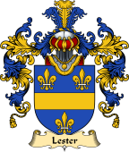 Irish Family Coat of Arms (v.25a) Lester or MacLester