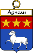 French Family Coat of Arms (v.25) Agneau