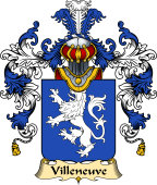 French Family Coat of Arms (v.25) Villeneuve II
