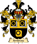 Irish Family Coat of Arms (v.25a) Ambrose